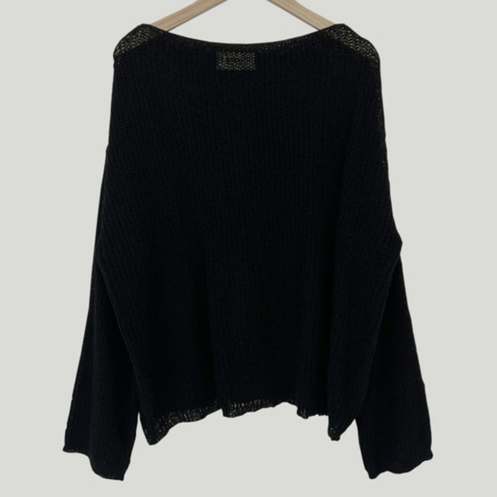 Thin Ice Silk Sweater Loose Outer Wear