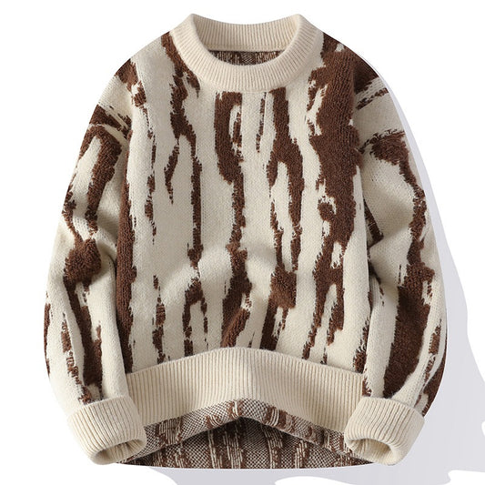 Loose And Lazy Knit Base Layer Thickened Warm Top