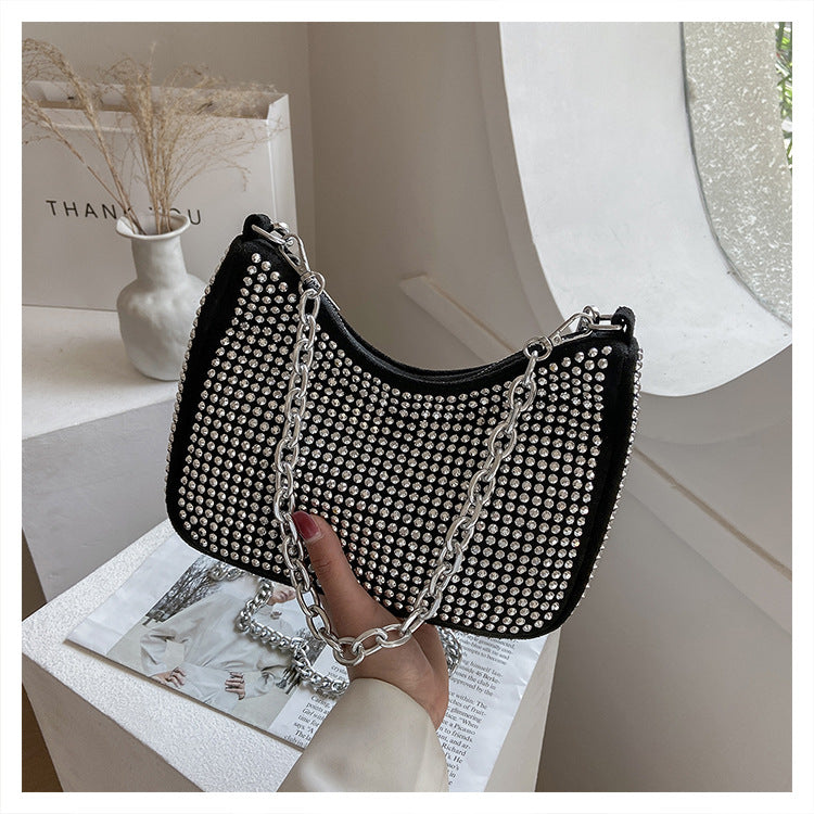 Popular Bright Diamond Women's New Fashion Messenger Bag