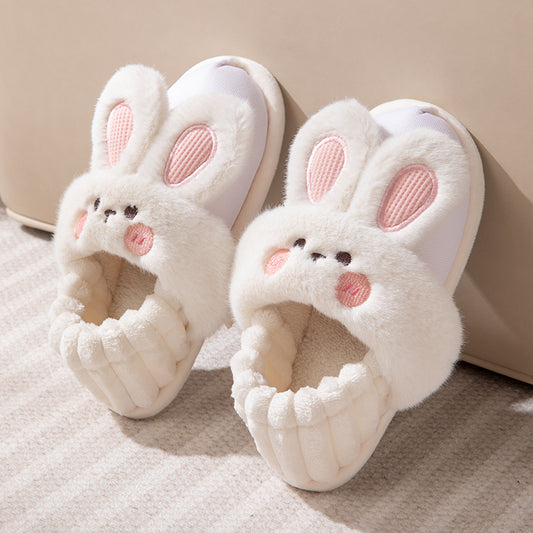 Removable Cotton Lovely Slippers In Winter