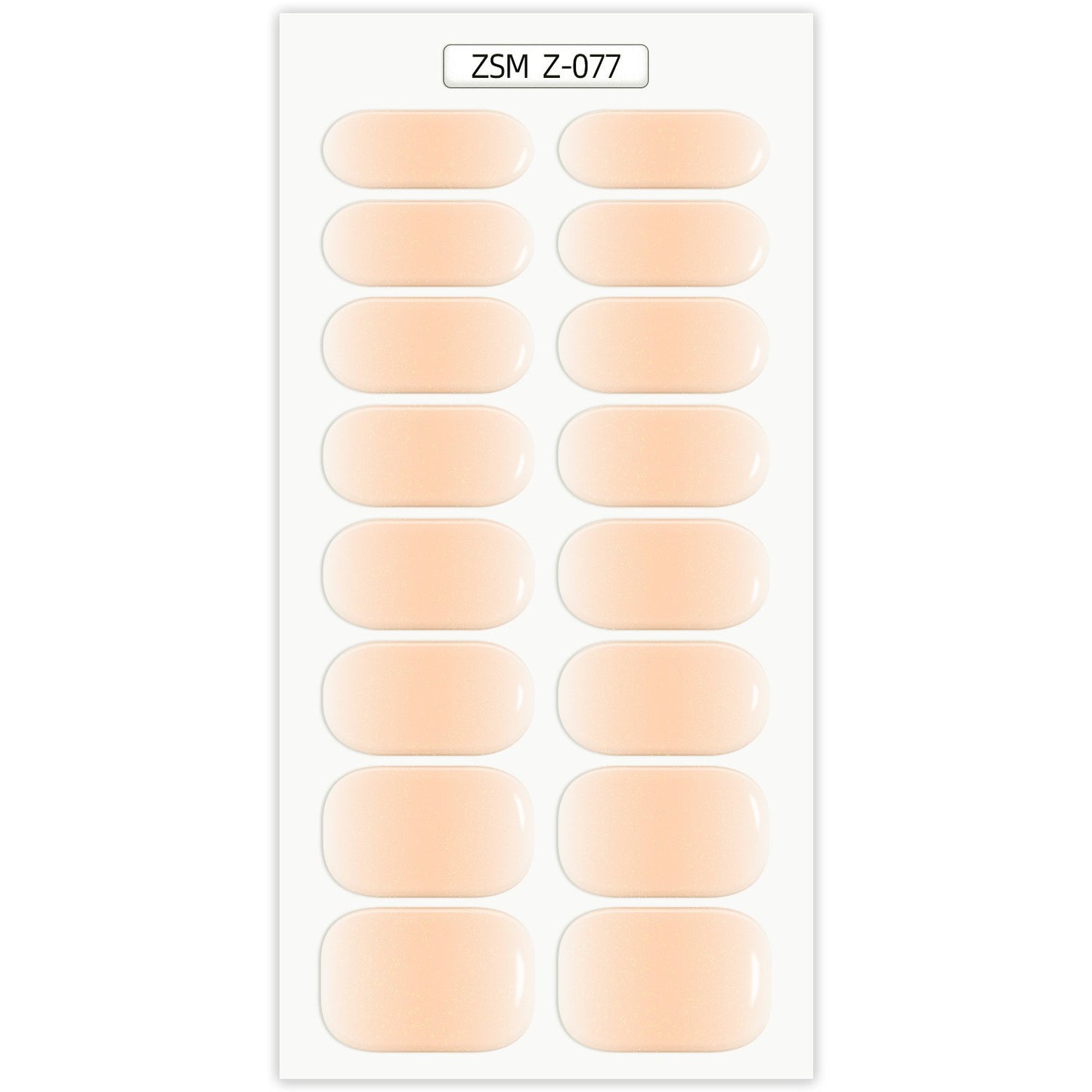 Waterproof Anti-overflow Semi-curing Gel Nail Stickers