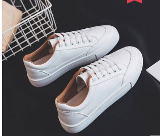 Student casual white shoes
