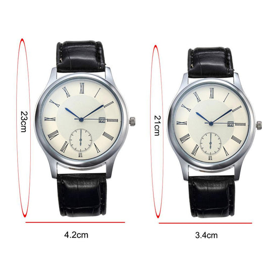 Blue light moving quartz watch