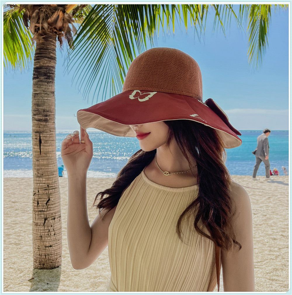 Women's Korean Style Spring And Summer Knitted Fisherman Hat