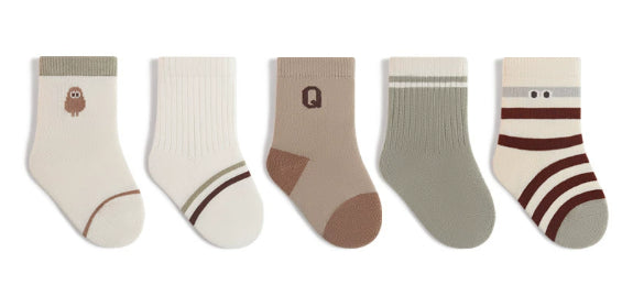 Children's Preppy Style Striped Cotton Socks