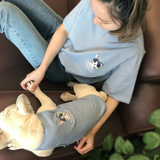 Summer Thin Cotton Dog Clothing And People