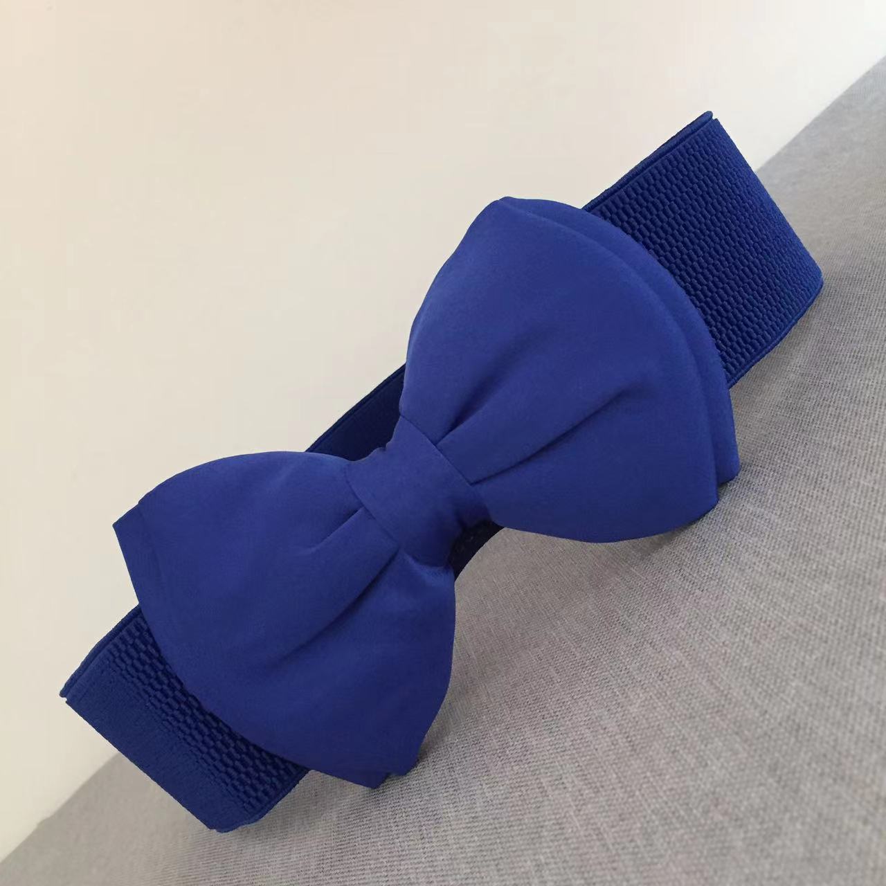 Women's Elastic Belt Bow Elastic Waist Seal