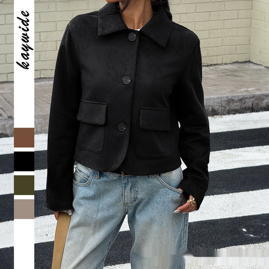 Simple Stylish Versatile Casual And Relaxed-fit Women's Jacket