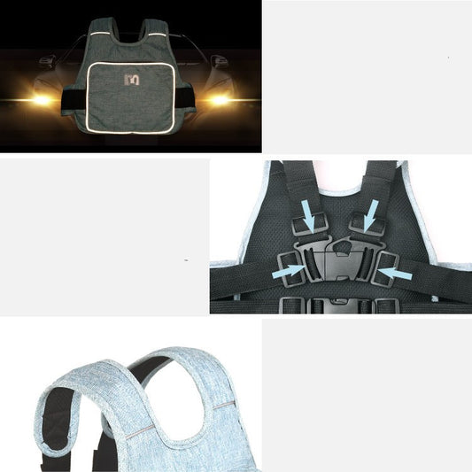 Motorcycle Child Safety Belt Storage