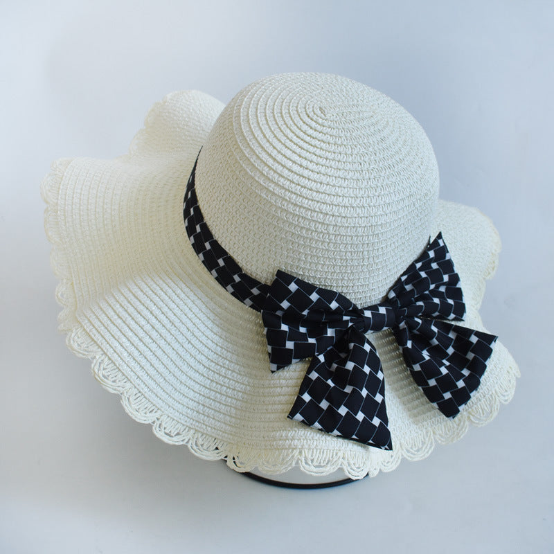 Sunscreen Lotus Leaf Beach Sun Hat Big Brim Straw Hat