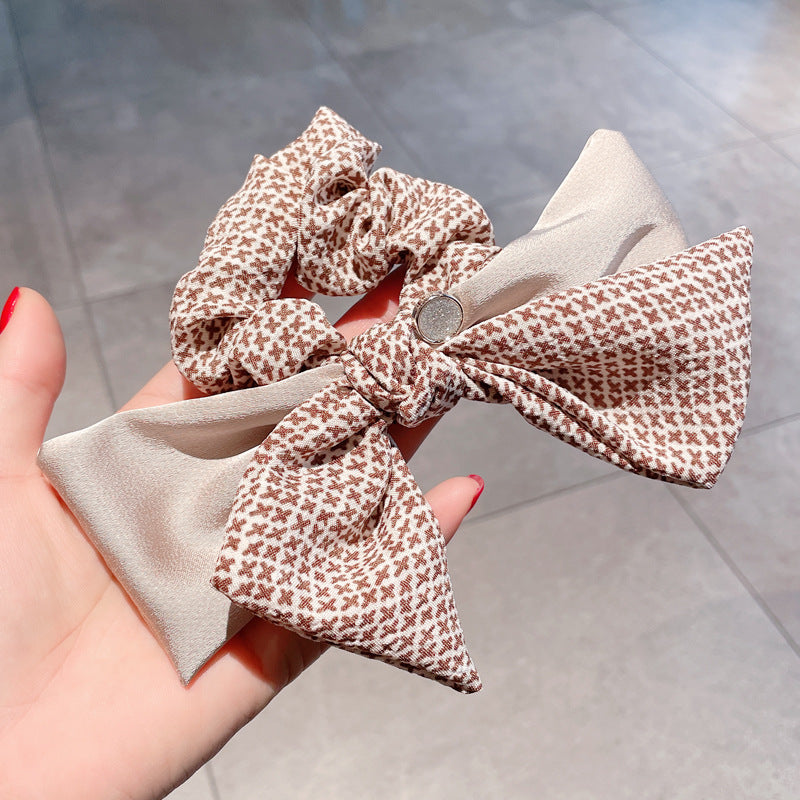 French Retro Style Letters Female Tie Hair Fashion Floating Headband Rope