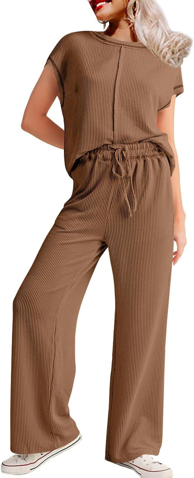 Three-quarter Sleeve Casual Women's Pants Loose And Slimming Trousers