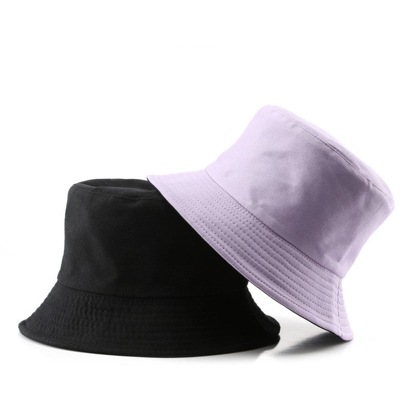 Solid Color Fisherman's Outdoor Sunscreen Shading Sun Hat Basin Hat