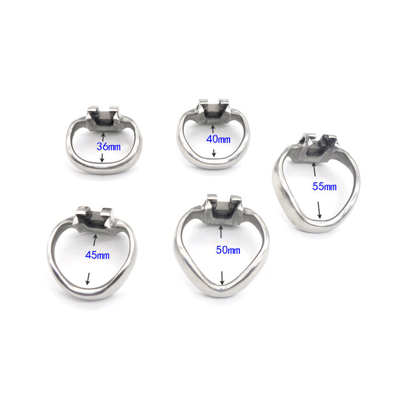 Men's Stainless Steel Chastity Lock Cage Toy