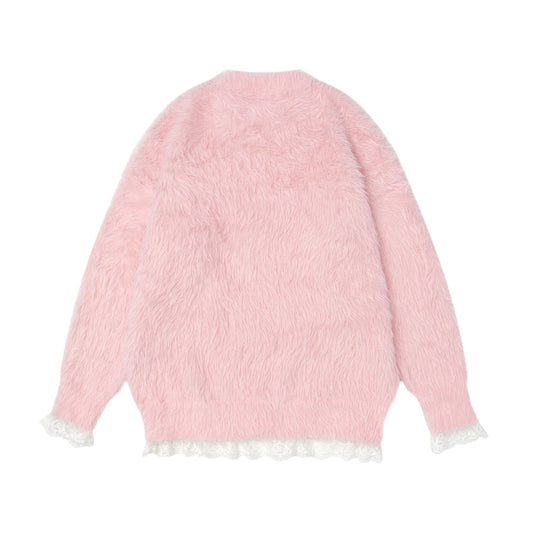 Idle Style Dog American Retro Easy Matching Pullover Sweater