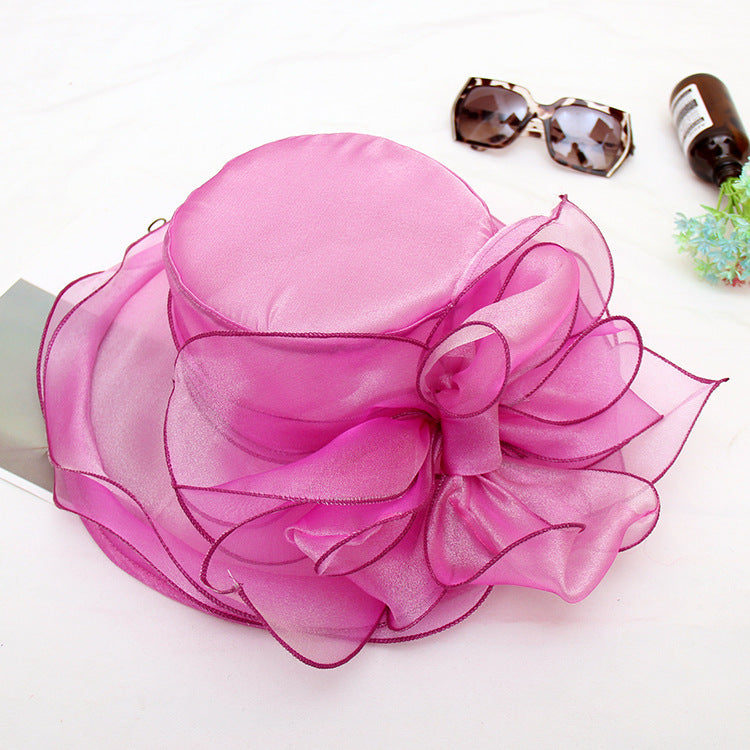 Beach Large Brim Mesh Sun Hat