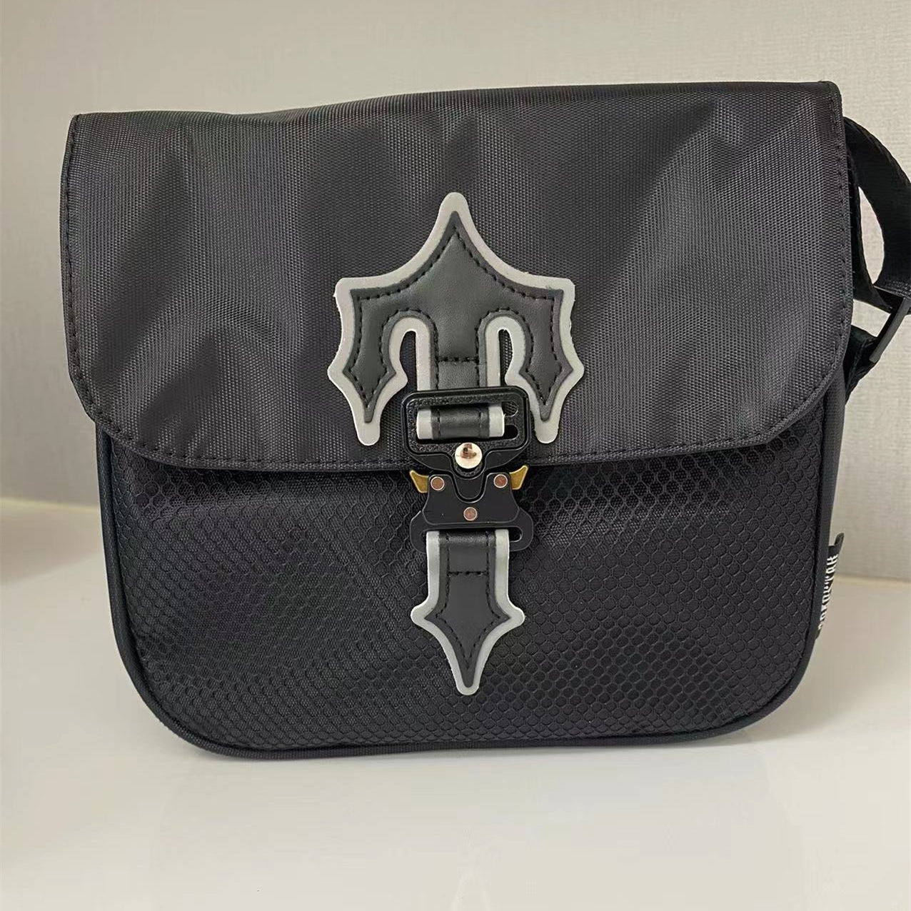 Skoletaske Mode Slasket Trendy Oxfordstof