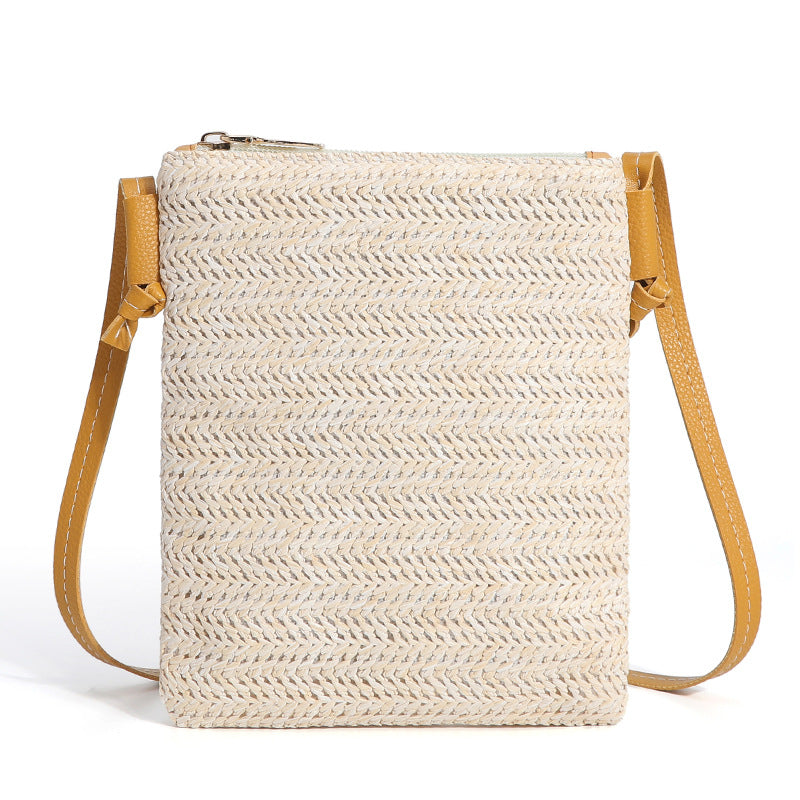Fashion Solid Color Small Square Bag Vertical Mobile Phone