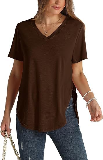 Women's Top Fashion Casual Short Sleeve