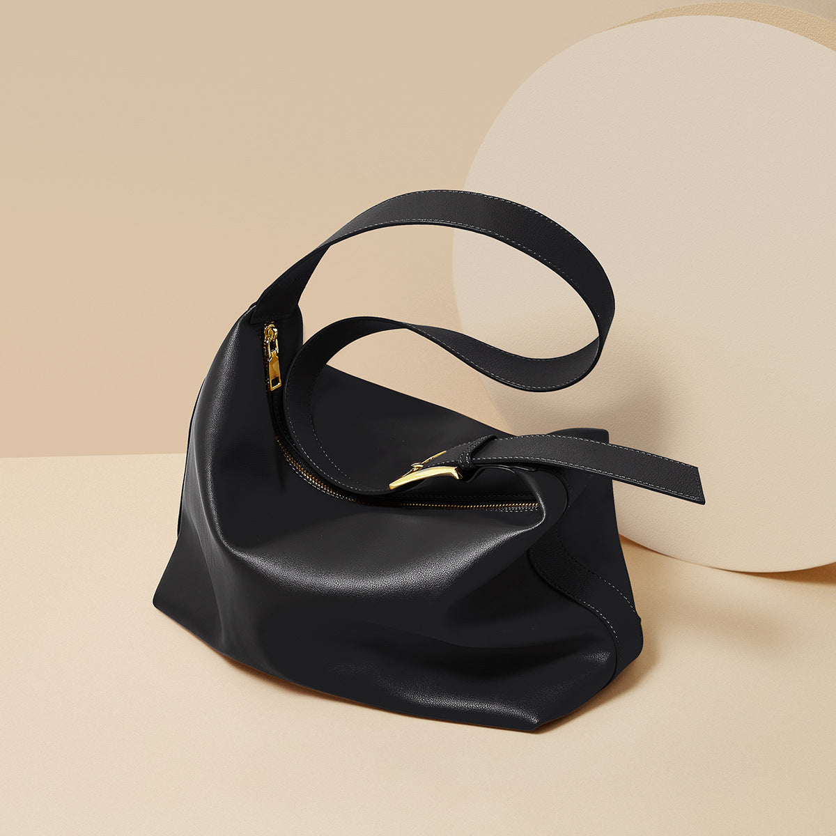 Womens Large-Capacity Minimalist Crossbody Bag