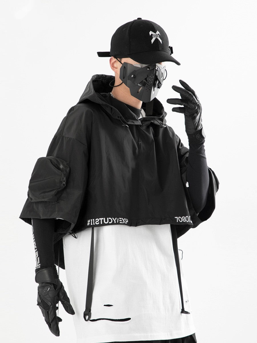 Hooded Shawl Men's Loose Casual Hip Hop Tide Brand Top