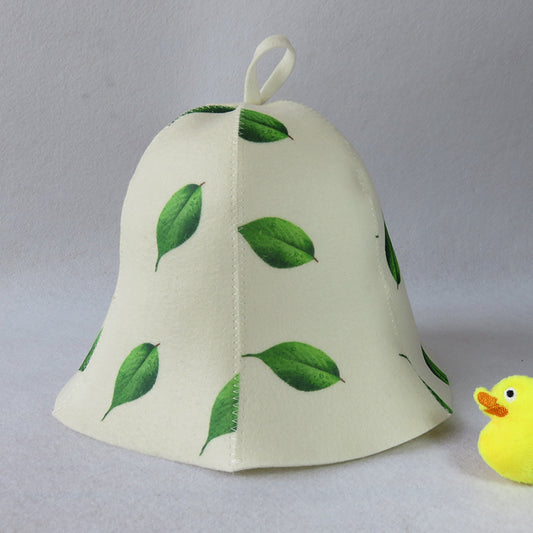 Fashion Simple Felt Sauna Shower Hat