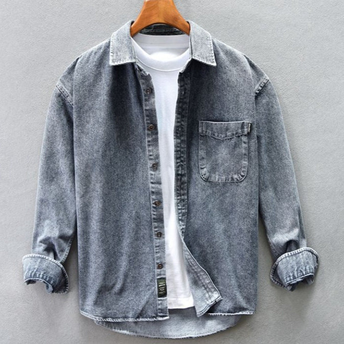 Cowboy Shirt Men's Coat Autumn And Winter Casual Versatile