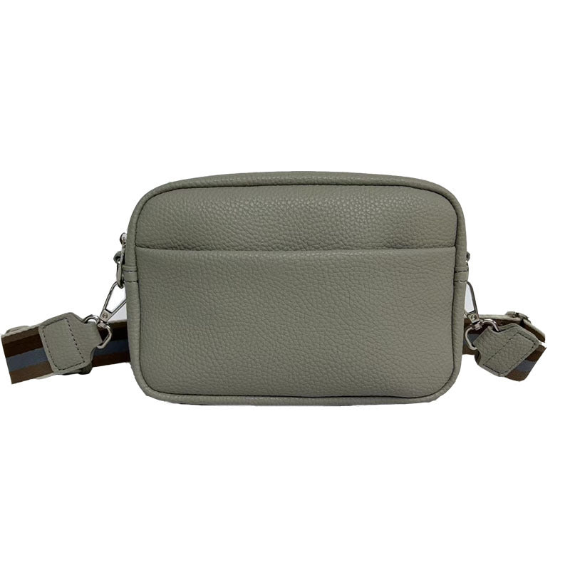 Women's Fashion Casual Solid Color PU Crossbody Bag