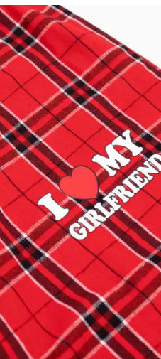 3D Women's Plaid Loose Casual Belt Drawstring Pants