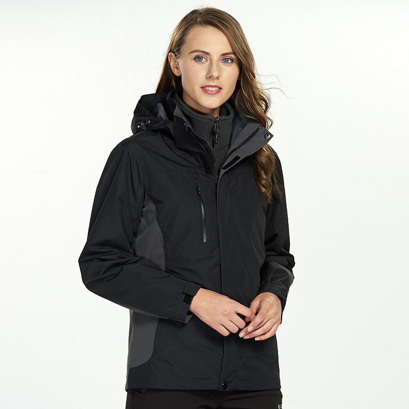 Men's And Women's Windproof And Warm Thick Mountaineering Jacket