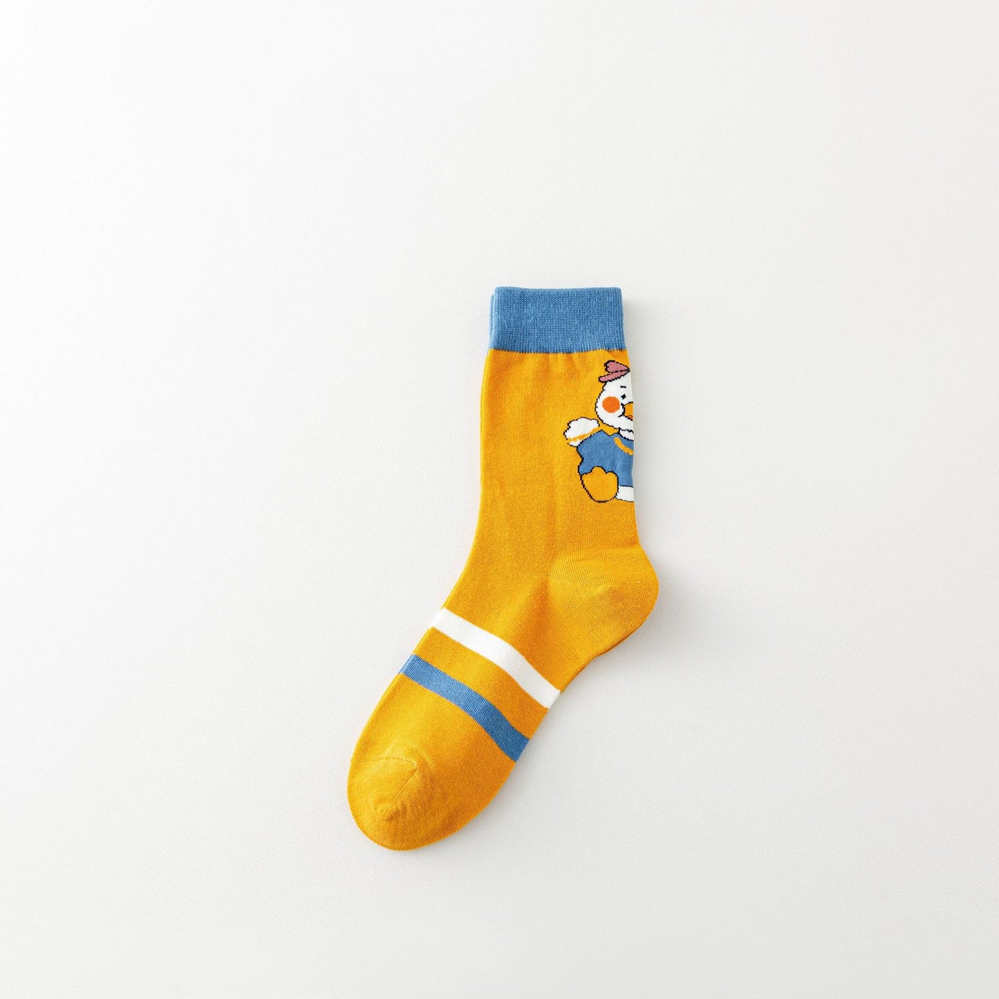 New Cartoon Duck Socks For Fall