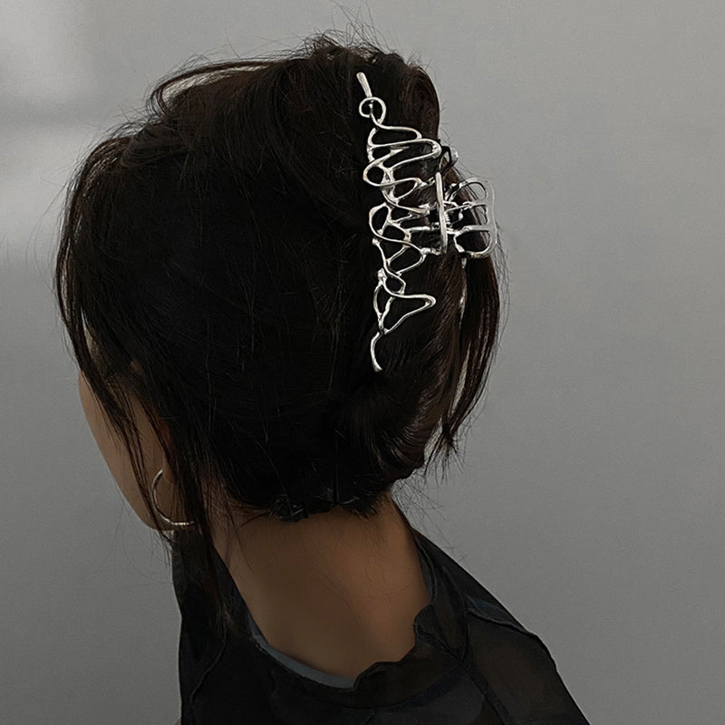 Net Red Grab Clip Back Head Hairpin Female Personality Hairpin Shark Clip