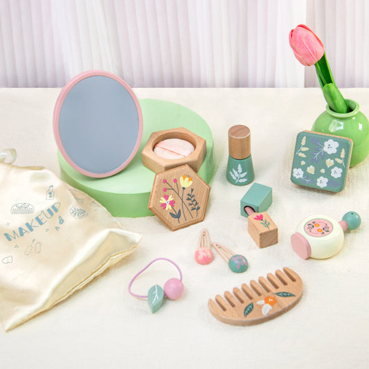 Girls' Playhouse Makeup Bag Simulation Makeup Toy Set
