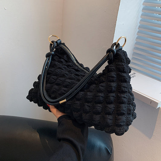 New Female Ins Niche One-shoulder Armpit Bag Casual All-match