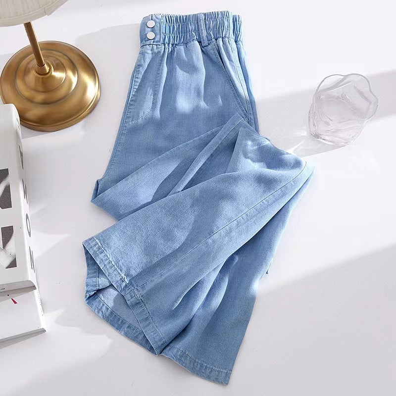 Jeans Women's Summer Thin High Waist Drooping