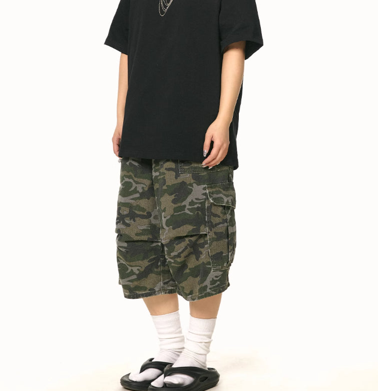 American Camouflage Workwear Shorts