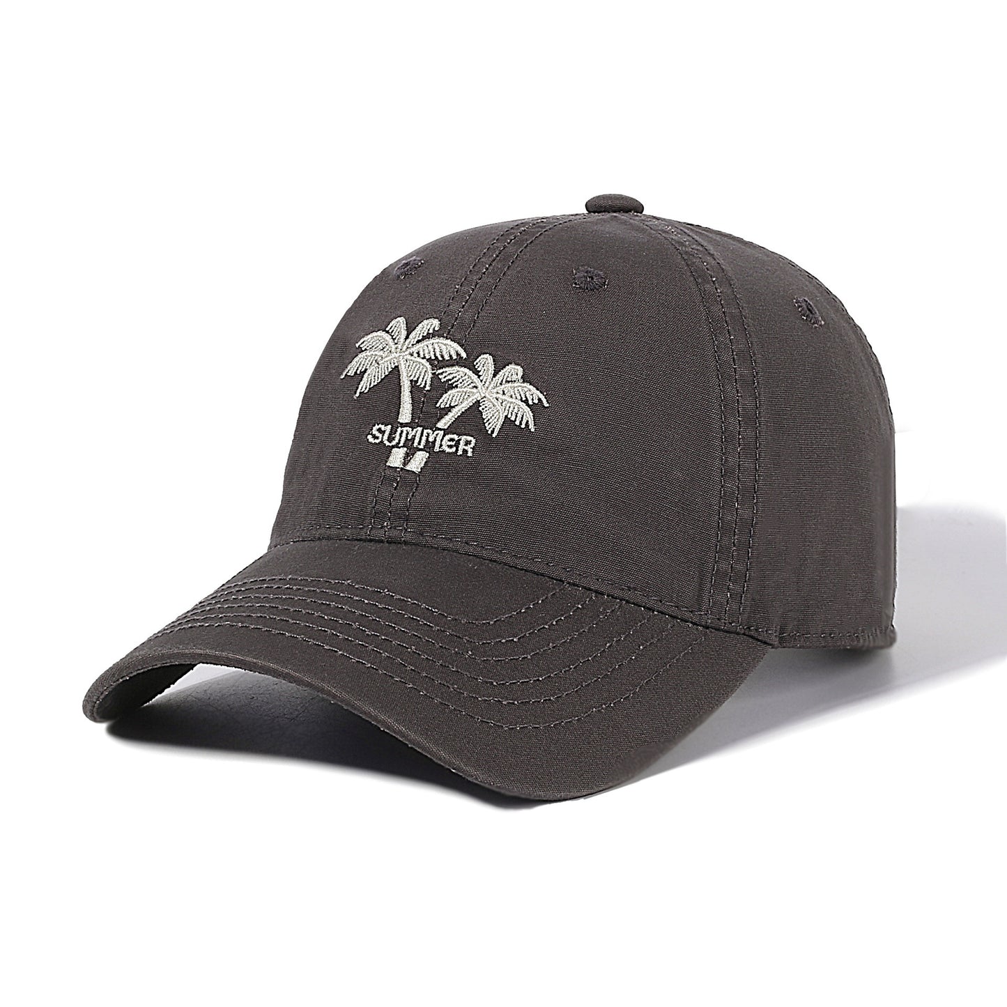 Versatile Soft Top Embroidered Baseball Cap