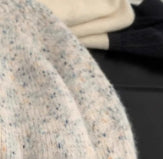 Cashmere Sweater Coat Dame Cashmere Løs
