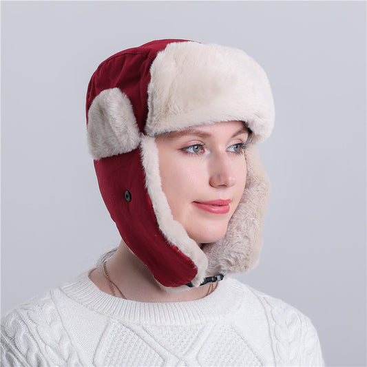 Thickened Lei Feng Hat Warm Hat In Autumn And Winter