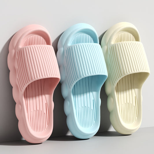 Solid Color Home Bathroom Fashion Slippers