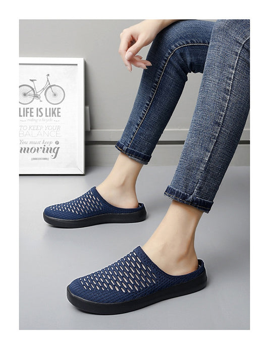 Flade lukkede slip-on-loafers til kvinder