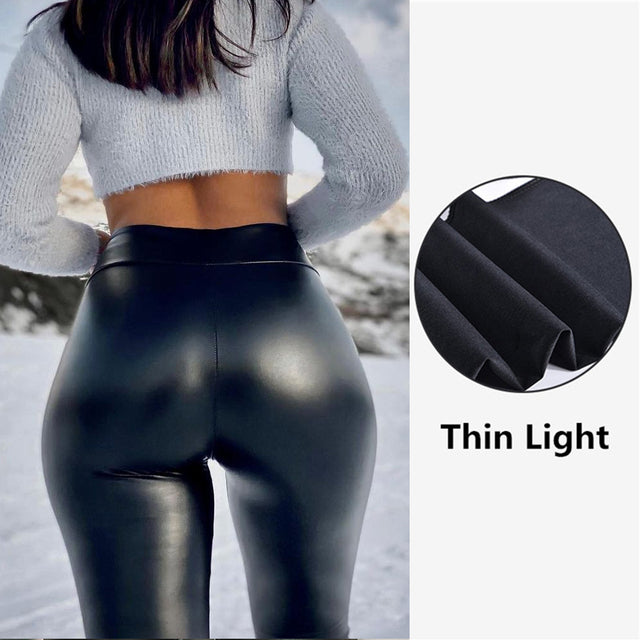 Multicolor Women's Fashion Personality PU Tights