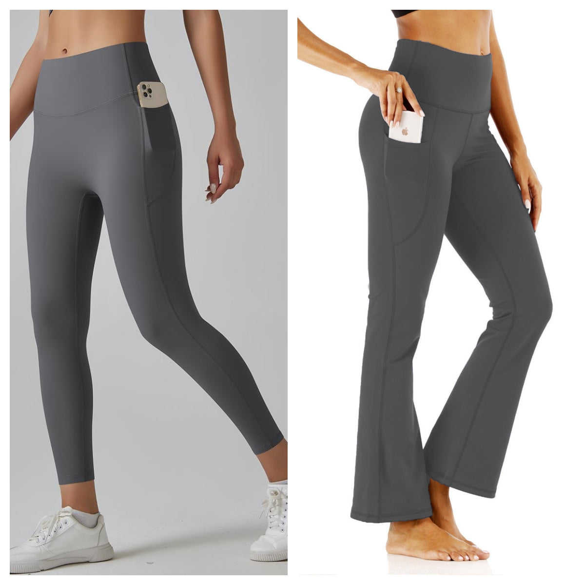 High Waist Solid Color Tight Skirt Running Fitness Pants Yoga