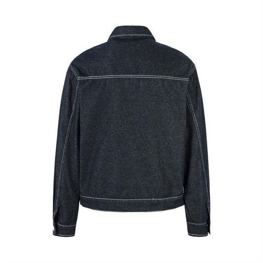 Men's Loose Short Denim Coat