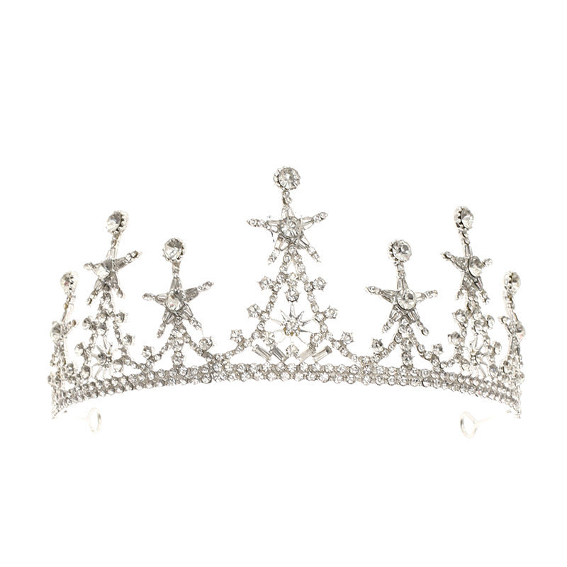 Bridal XINGX Shape Crystal Crown Hair Ornament