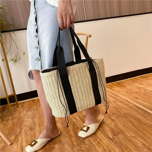 Rattan Women's Handbags - Woven Shoulder Bags for Summer Beach - Large Capacity Tote - Bali-Inspired Straw Purses 2021