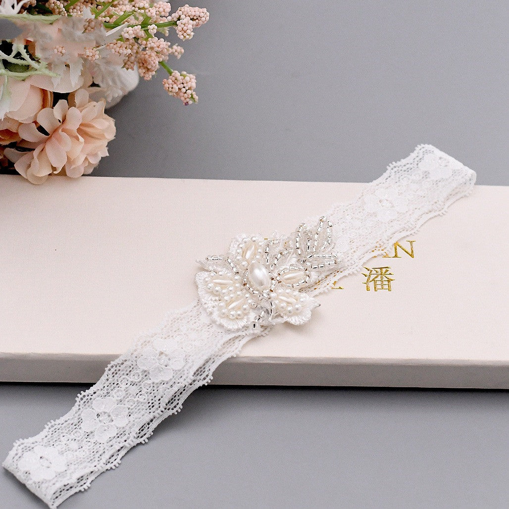 Sexy Lace Collar Leg Sleeve Thigh Loop