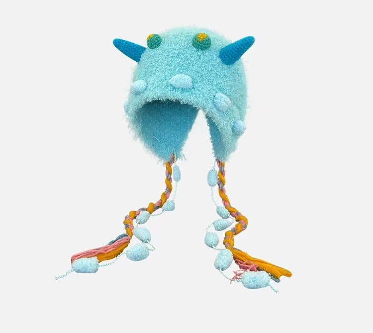 Little Monster Plush Hat For Girls