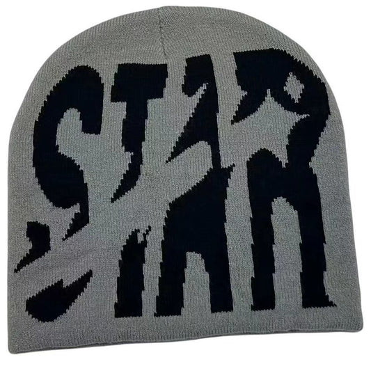 Y2g Knitted Hat Letter STAR Same Style