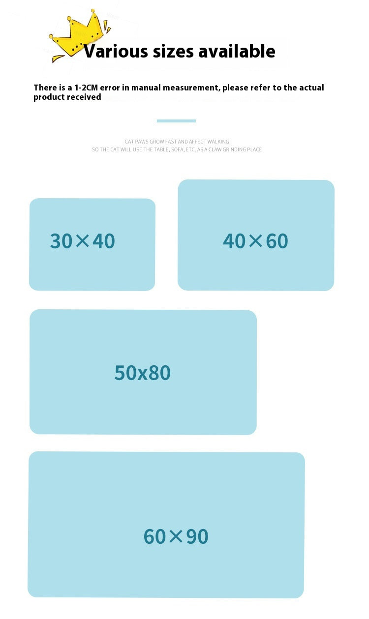 Cat Scratch Pad Wear-resistant And Disdain Door Wall Protective Sticker